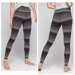 Athleta Expanse Stripe Chaturanga High Rise Leggings